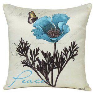 Oussum Digital Flower Print Cushion Pillow Cover Throw Pillow Case Decoration